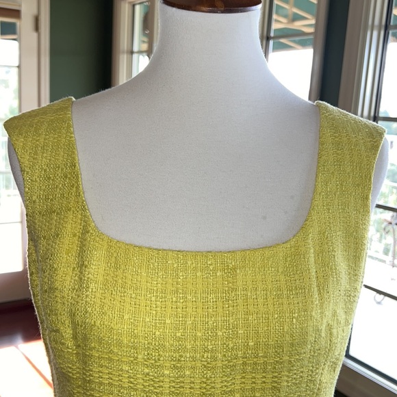 Coat & Matching Sheath Dress Vintage Ann Klein New York - Picture 4 of 15